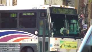 NJ Transit: 2002 MCI D4000 Route 161 #7898 at 10th Ave-W35th St