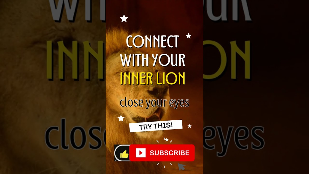 Roar into Confidence: 30 Second Inner Lion Roar Meditation