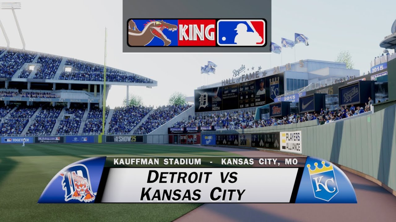 SpinoKing Saturday Baseball: Detroit Vs. Kansas City | MLB the Show 25 Simulation.