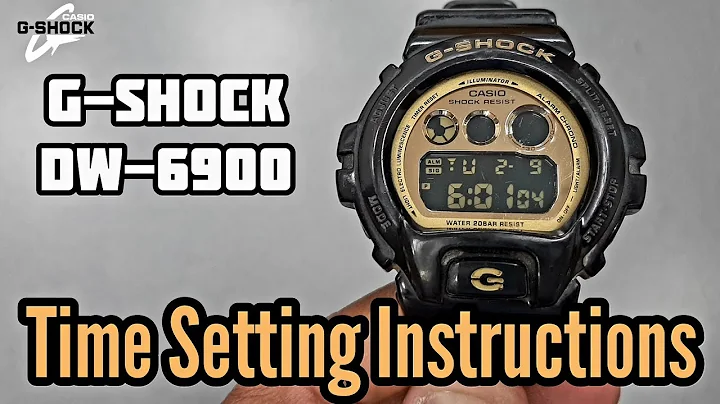 How To Setting Time in G-Shock DW-6900 Digital Watch | Watch Repair Channel | SolimBD