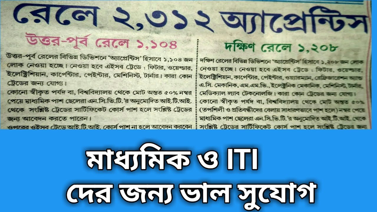 Railway Apprentice 2020