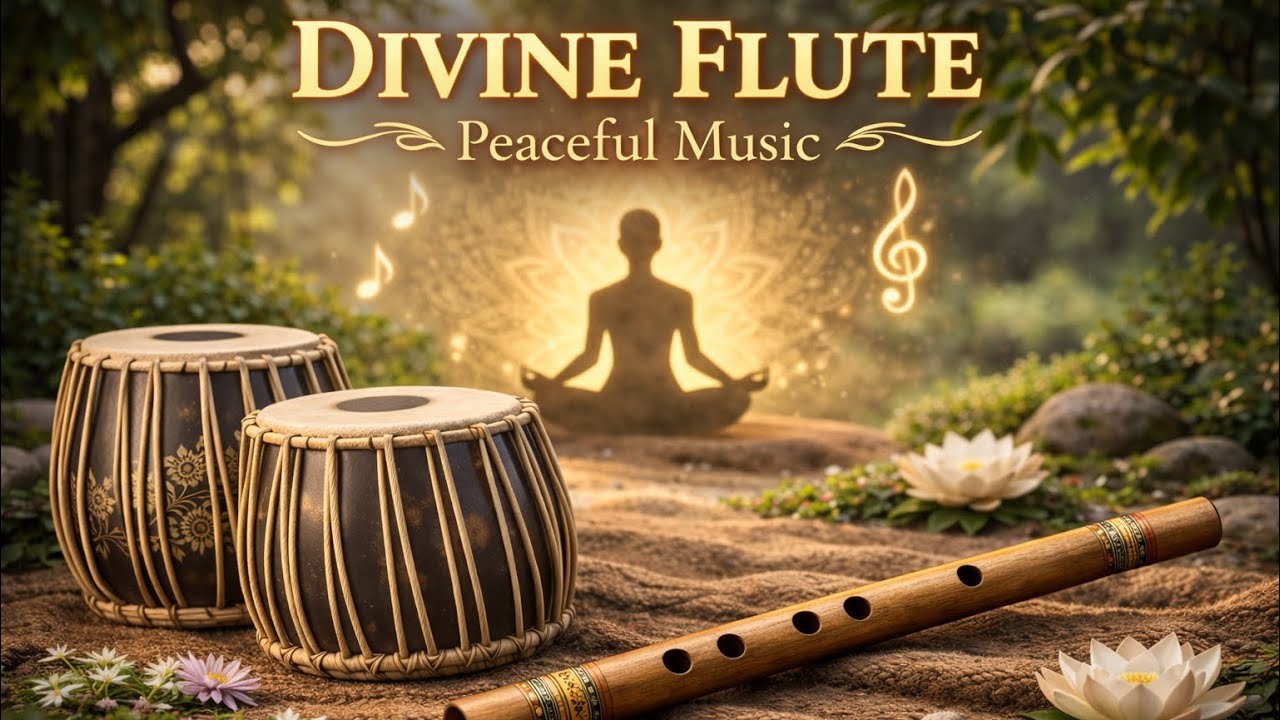 Divine Flute Meditation Music | Stress Relief & Healing Sounds - YouTube