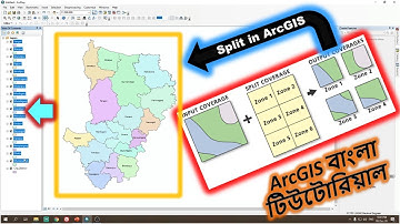 Split in ArcGIS | Split Shapefiles | GIS Bangla Tutorial