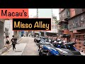 4K Walking Macau Streets Beco Do Misso Rua De Santa Filomena 大炮台下街 4K Walking Macau Streets Beco Do Misso Rua De Santa Filomena 大炮台下街