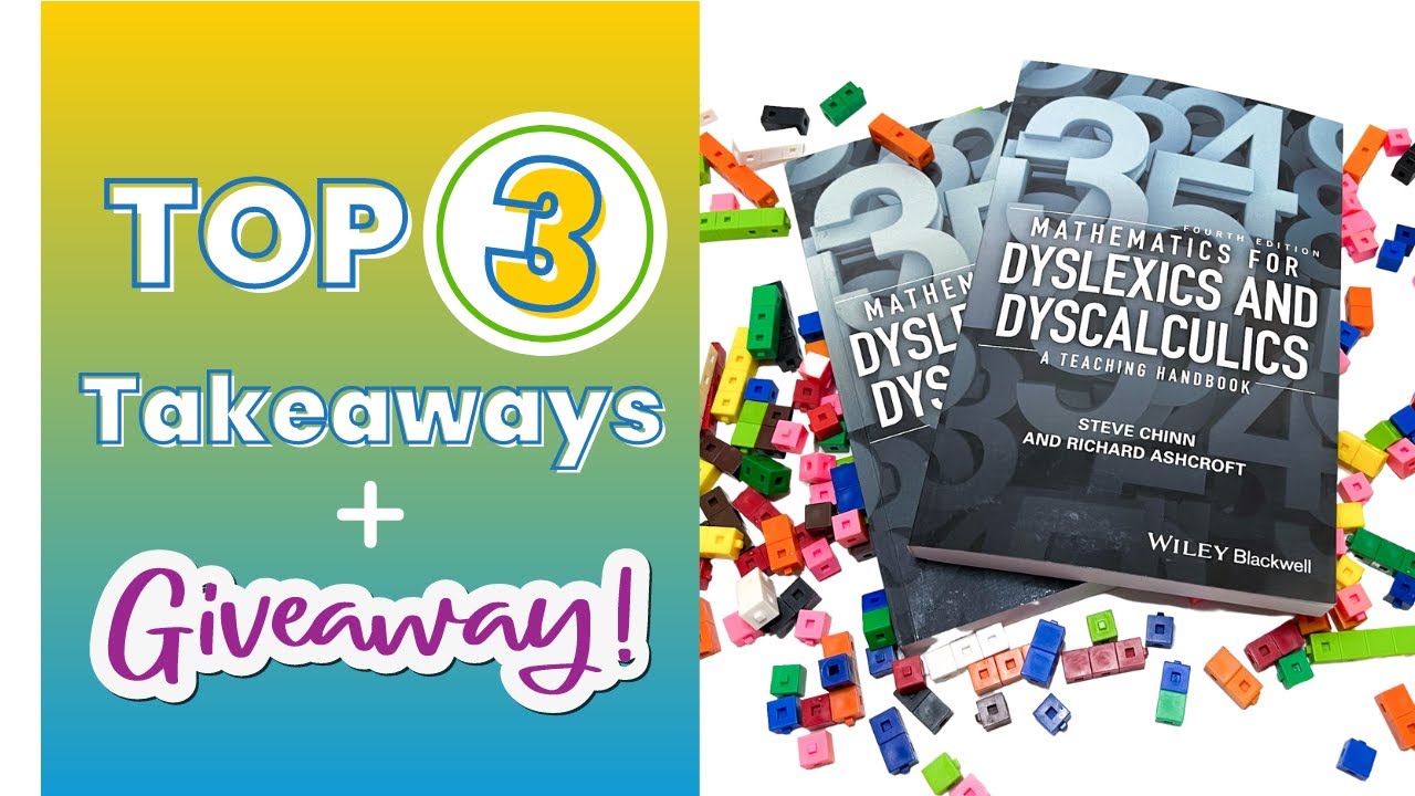 Top 3 Takeaways from Mathematics and Dyscalculics & GIVEAWAY! - YouTube