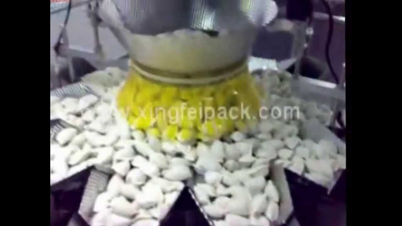 Frozen dumpling packaging machine