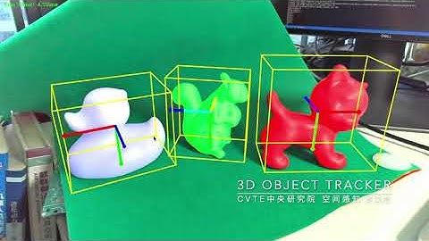 3D Object Tracker - Multiple Objects Demo