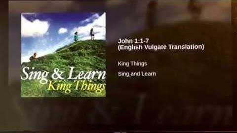 Classical Conversations (CC) Cycle 3 Week 13 Latin - John 1:1b (English)