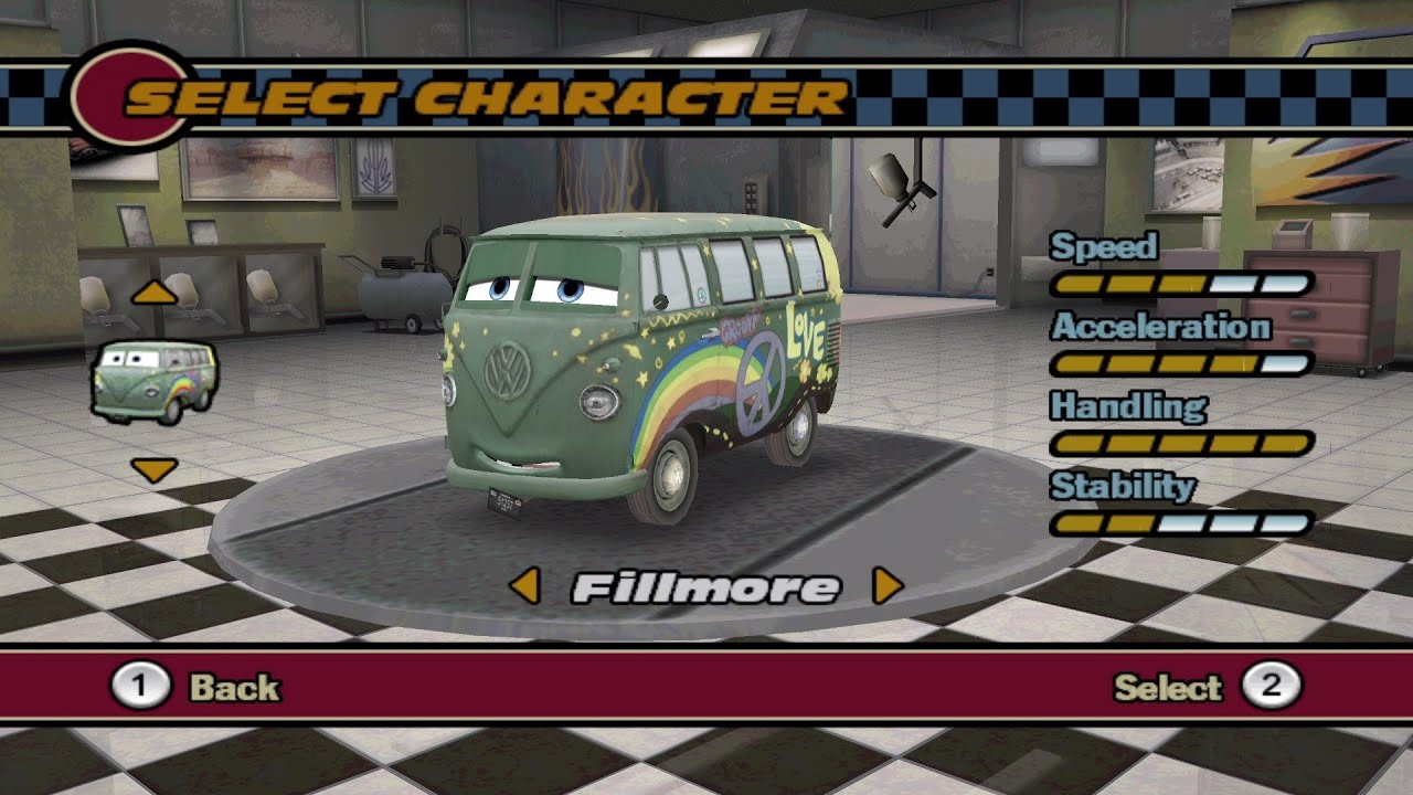 Cars Wii - Fillmore Gameplay (Dolphin)