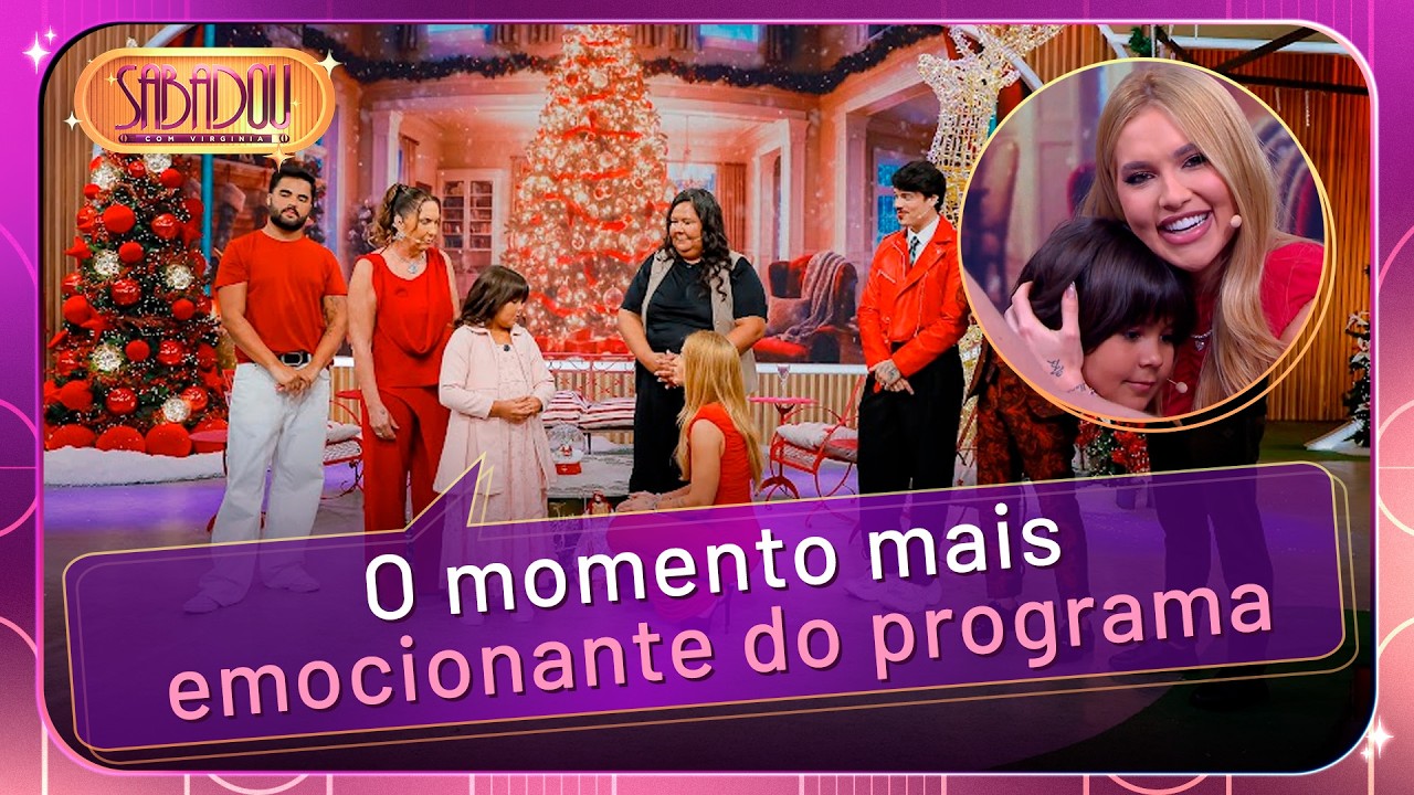 Virginia surpreende e realiza sonho de garotinha | Sabadou com Virginia (20/12/25)