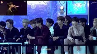 SEVENTEEN Reaction to BTS 'Dimple' Performance at Golden Disc Awards (GDA) 2020 [ Eng Lyrics]