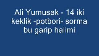 Ali Yumusak - 14. Iki Keklik -Potbori- Sorma Bu Garip Halimi.