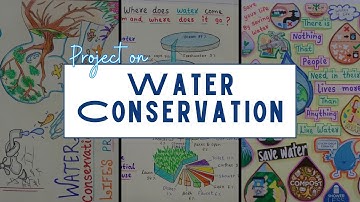 Water Conservation 💙 || EVS Project || Save Water || #savewater #schoolproject