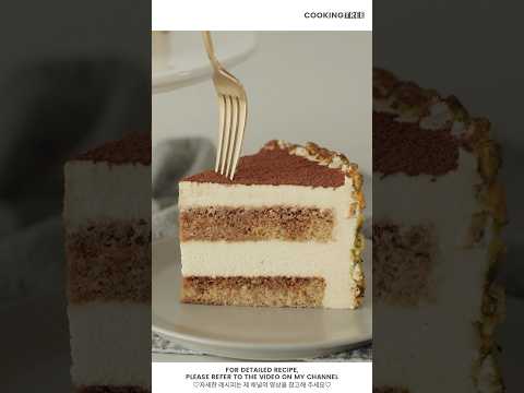 먹는 순간 감탄! 피스타치오 듬뿍 티라미수 케이크 Pistachio Tiramisu Cake #Shorts #Baking