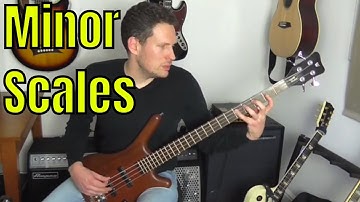 Minor Scales - Melodic, Harmonic, Natural Minor & Dorian - Bass Practice Diary - 21st January 2020