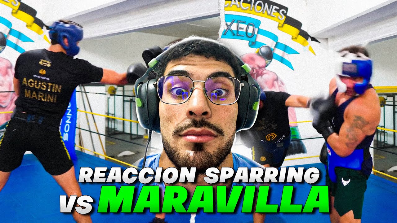 REACCIONANDO A MI SPARRING CON MARAVILLA MARTINEZ