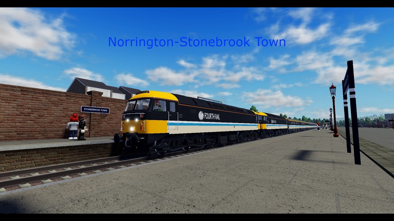 Tehokkaalla Class 47-veturilla Stonebrookin radalla/Powerful Class 47-loco in Stonebrook branch