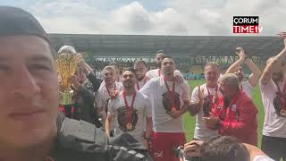 Şampi̇yon Çorumspor Kupayi Aldi