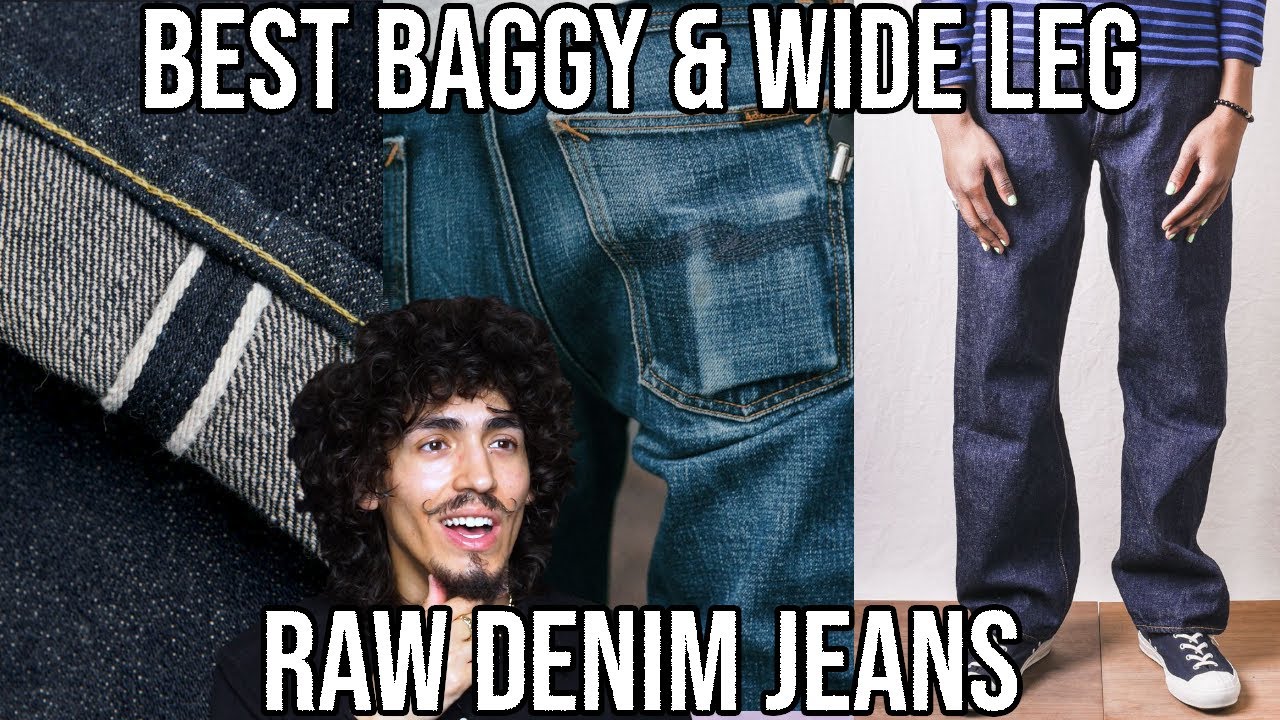 NEWALRIN☆Coco flower wide fit raw Denim 5 BEST BAGGY RAW DENIM AND WIDE LEG RAW DENIM! - YouTube