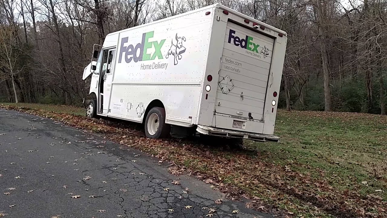 Bad day for the FedEx man