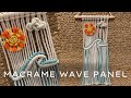 Painel de Macramê com Onda, Sol e Nuvem | Tutorial Criativo e Fácil