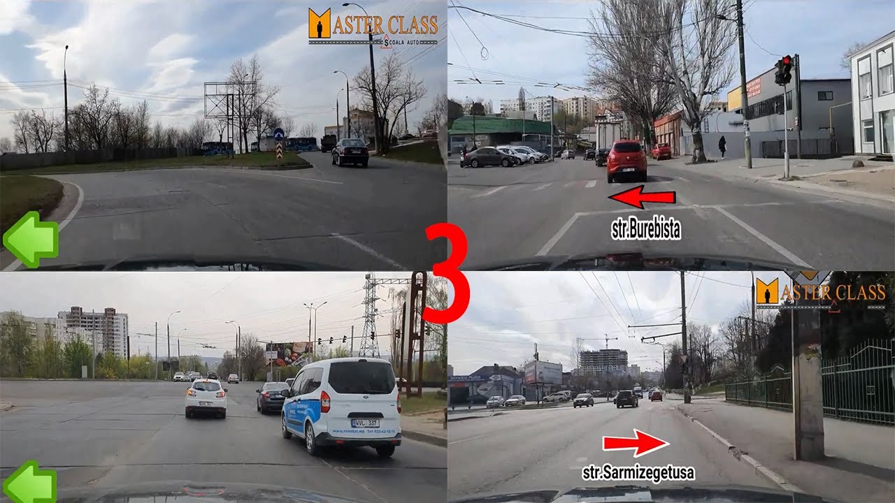 Intersecțiile de la ruta numărul 3 explicate.