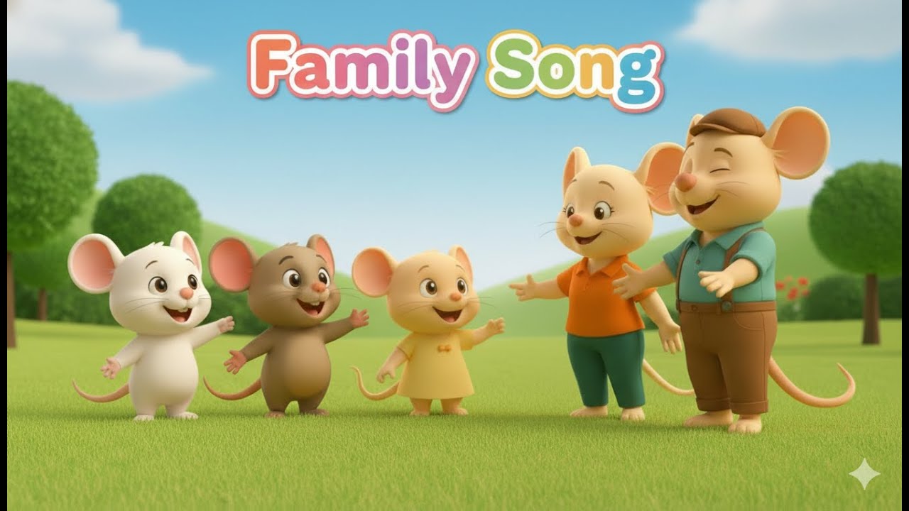 Family Song | Jonta Monta Mouse Family Nursery Rhyme | Kids Songs