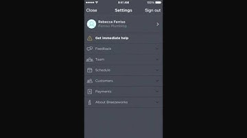 Breezeworks offers customizable boilerplate invoice text for iOS