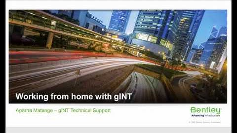 Work From Home using gINT