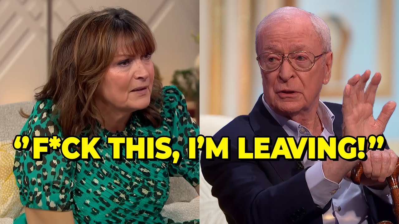 Michael Caine Kicked Off Lorraine Kelly’s Show After Heated Clash