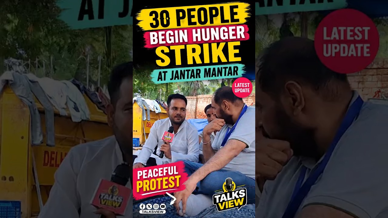 jantar mantar hunger strike 30 protesters latest news