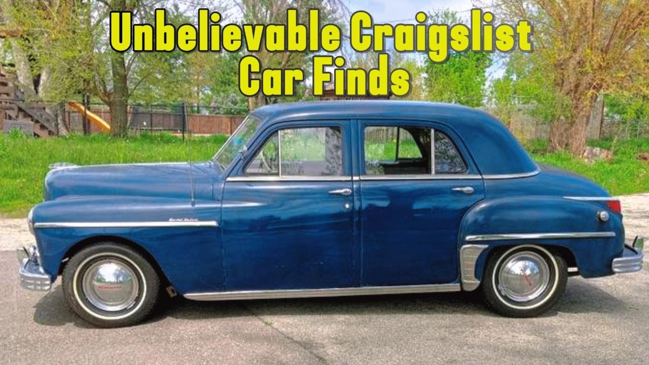 Craigslist Classic Car Finds 15 Timeless Beauties for Sale! YouTube