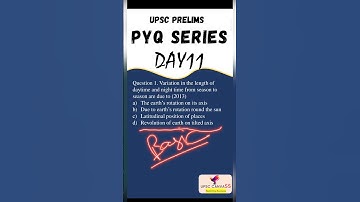 Day 11 Upsc prelims PYQ Series | Indian geography | UPSC CANVASS | IAS