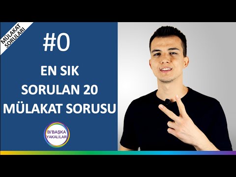 Video: Mülakatta Hangi Sorular Sorulur