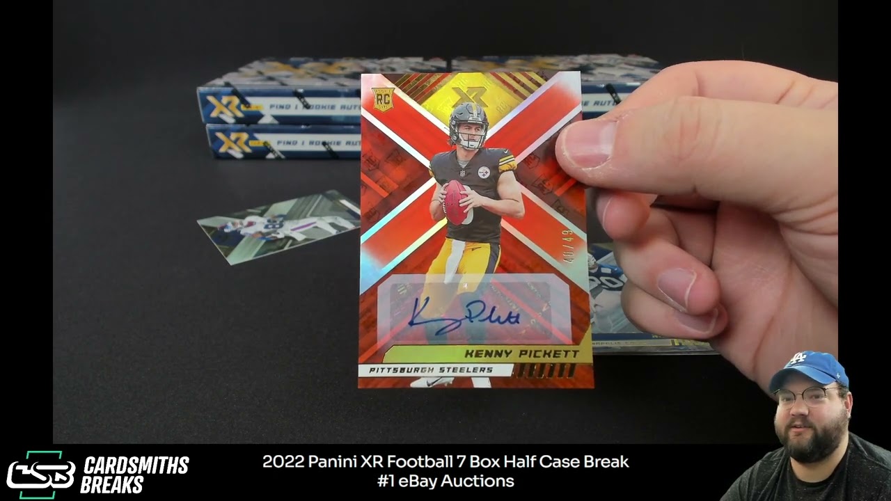 2022 Panini XR Football 7 Box Half Case Break #1