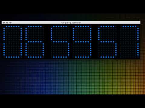 JavaFX Medusa MorphingClockSkin