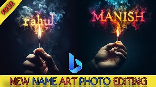 New Instagram Trending Name Art Photo Editing | Name Art Photo Editing | Bing Image Creator screenshot 4