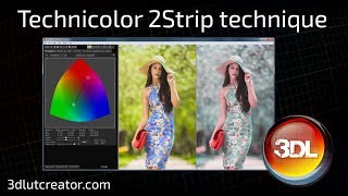 Technicolor 2 Strip technique in 3D LUT Creator