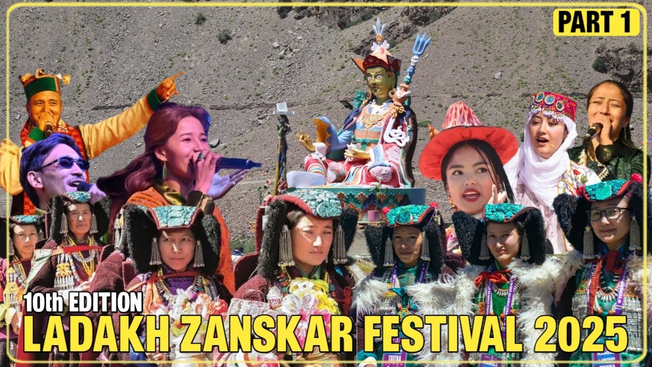 10th Edition Ladakh Zanskar Festival 2025 || Video Part 1 || @Ten_woser_01