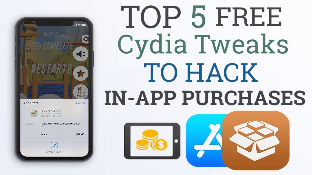 Top 5 Cydia Tweaks To Hack In Game Purchases Free Tweaks - patreon 43x a roblox