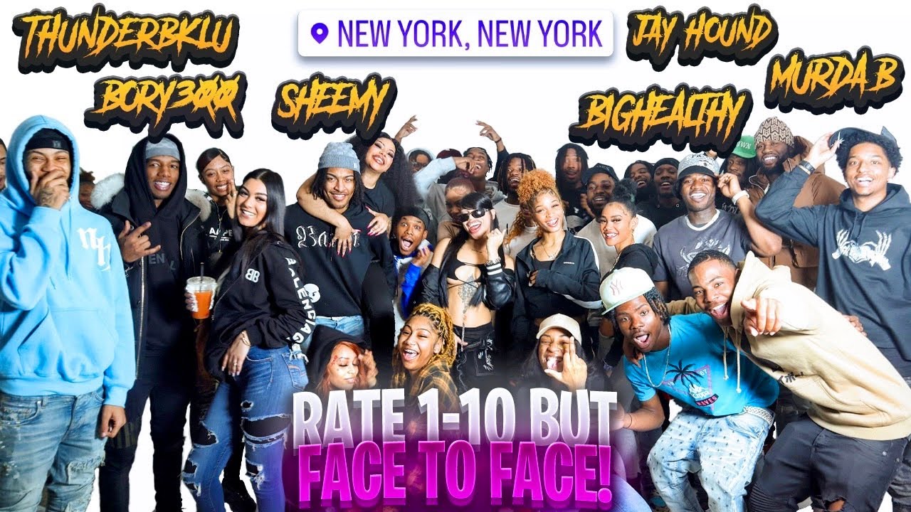 RATE 1-10 BUT FACE TO FACE! (FT. DRILL RAPPERS) 🥷