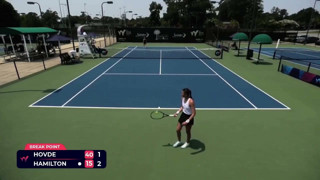 Liv Hovde (USA) vs Alanis Hamilton (USA) // 7-5 6-2 // W75 Sumter SC // Qualifying 1st Round