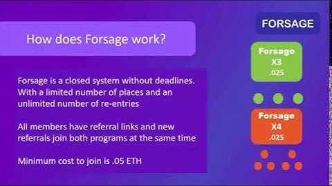 How Does Forsage Marketing Work And Earn Ethereum Instantly