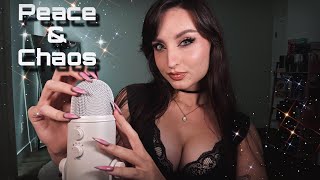 PEACE & CHAOS ASMR TRIGGER 🫯(ASMR for YOU if you like ANTICIPATORY TINGLES)