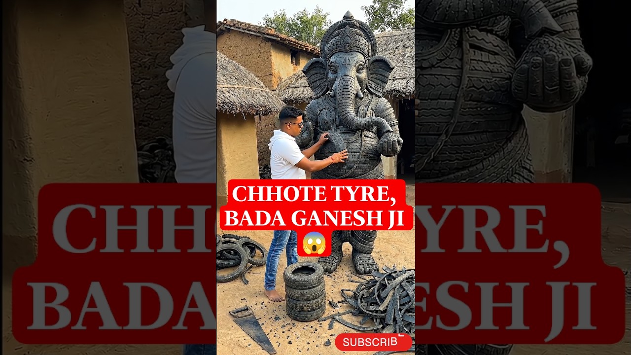 CHHOTE TYRE, BADA GANESH JI 😱 