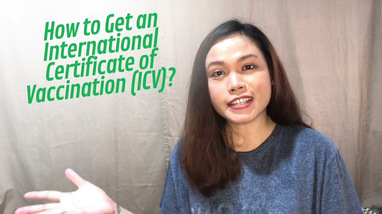INTERNATIONAL CERTIFICATE OF VACCINATION (ICV): Paano Mag-Apply sa BOQ?
