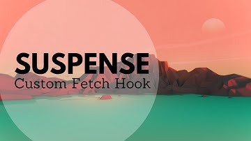 Custom fetch hook that works with React Suspense