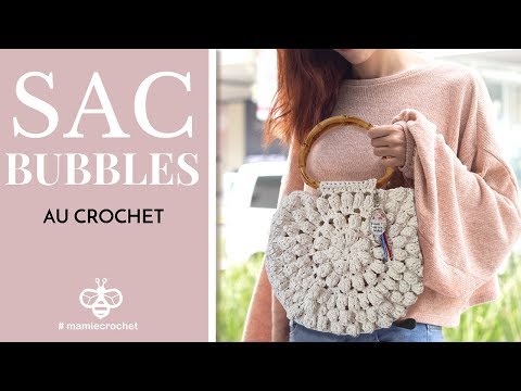 Comment faire un grand sac filet pour les courses eco responsable au  crochet , tuto ,pas à pas 