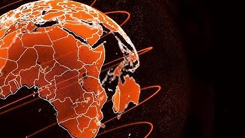 Orange Globe Stock Motion Graphics