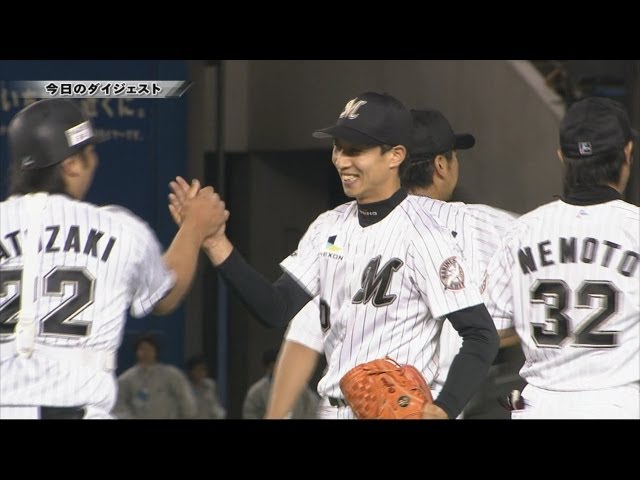 2012.06.28 M12-4L ロッテ14安打で大勝 最後は荻野忠が締めた!! - YouTube
